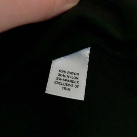 Black Peplum Top With Sequin Shoulder Detail - Picture 5 of 5